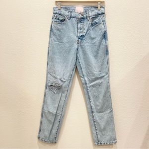 Pre-loved! REVICE Light Wash Ripped Jeans!